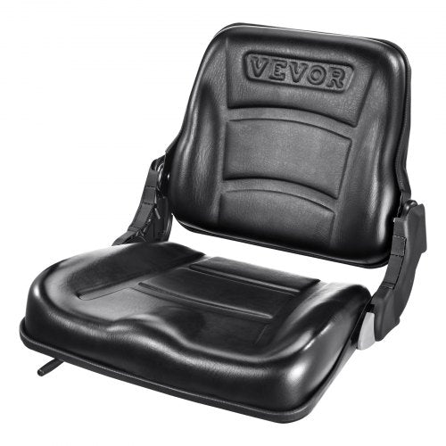 Universal Forklift Seat Fold Down Tractor Seat with Adjustable Angle Back