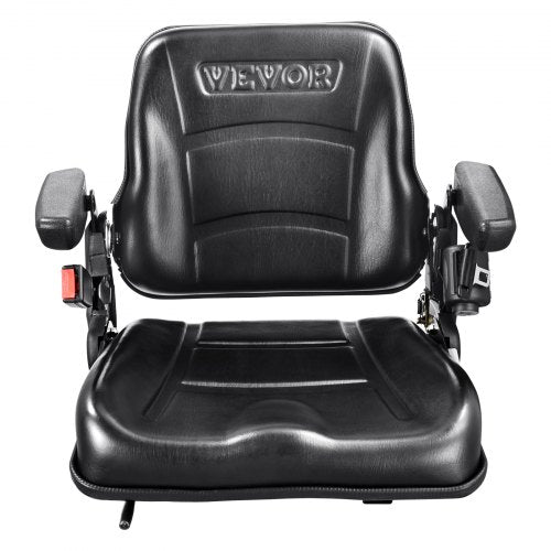 Universal Forklift Seat Fold Down Tractor Seat with Adjustable Angle Back