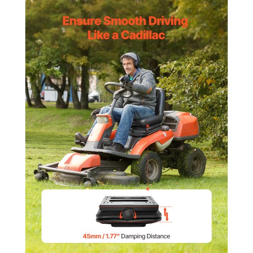 Universal Seat Suspension Kit without Slider Track Fits Lawn Mower Tractor –