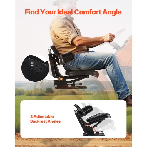 Universal Forklift Seat Wrap Around Universal Tractor Seat with Micro