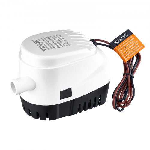 Bilge Pump 1100GPH 12V Automatic Submersible Boat Bilge Water Pump with Float
