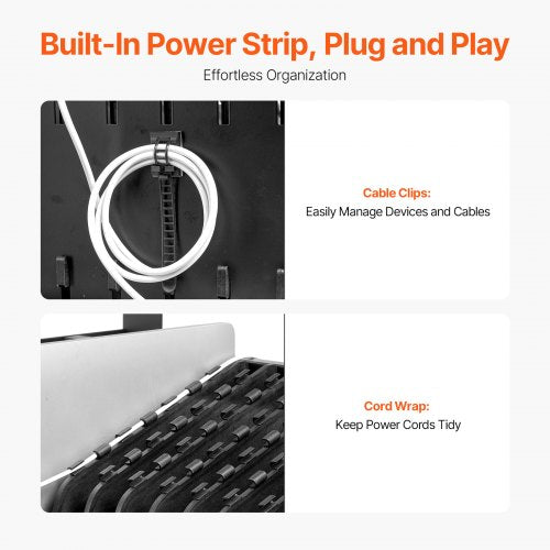 Laptop Cart 32 Device Mobile Open Charging Station Up to 15.6 in Screen
