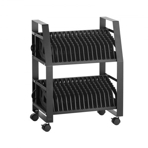 Laptop Cart 32 Device Mobile Open Charging Station Up to 15.6 in Screen