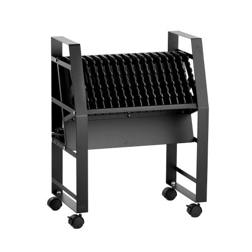 Charging Cart 16 Device Mobile Open Charging Station Up to 15.6 in Screen