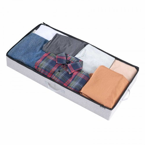 Under Bed Storage with Clear Lids 335 x 169 x 4.7 Inch 45L Large