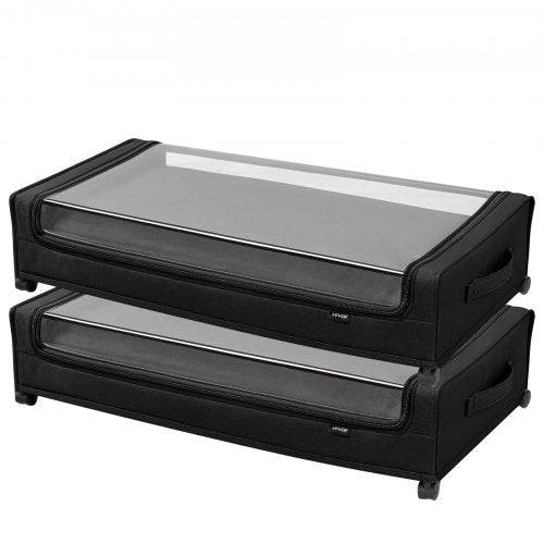 Under Bed Storage with Wheels 30.3 x 18.5 x 6.8 inch Underbed Containers