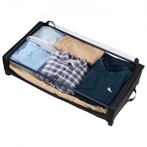 Under Bed Storage with Wheels 30.3 x 18.5 x 6.8 inch Underbed Containers