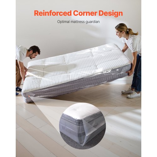 Plastic Mattress Bag 2 Mil Thick Mattress Storage Bag WearResistant