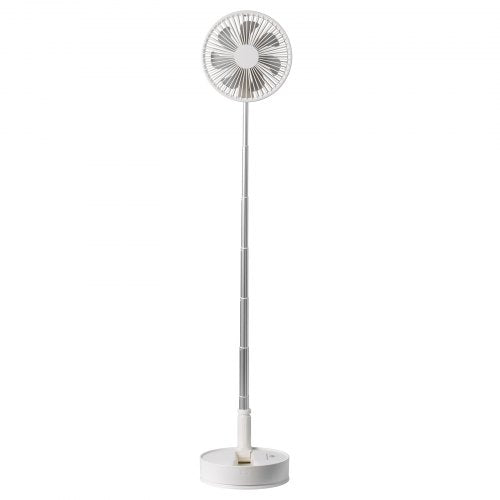 8 Inch Foldable Oscillating Standing Fan with Remote Control 4 Speed