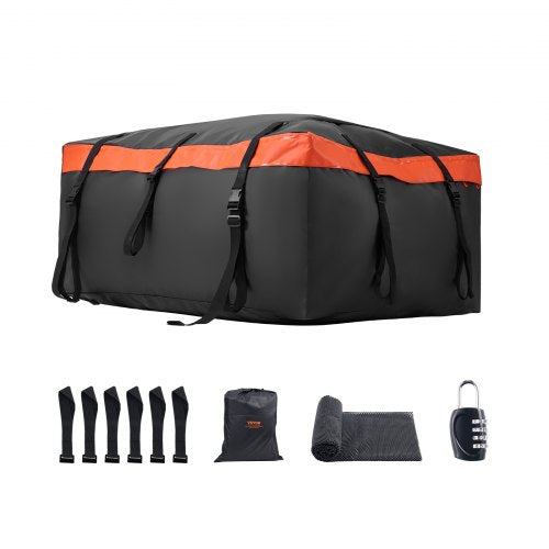 Car Rooftop Cargo Carrier Bag 20 Cubic Feet Roof Cargo Carrier Heavy Duty
