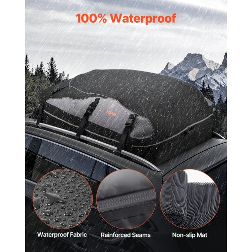 Car Rooftop Cargo Carrier Bag 21 Cubic Feet Cargo Carrier for Car Roof