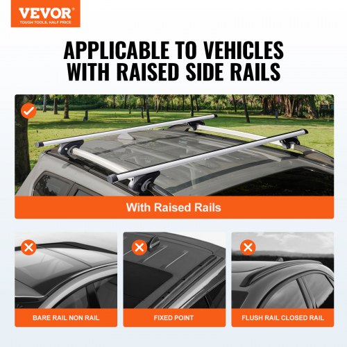 Universal Roof Rack Cross Bars 54 Aluminum Roof Rack Crossbars Fit