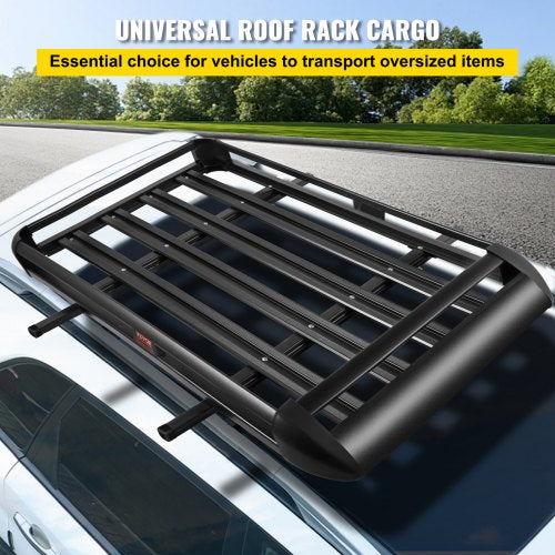 Universal 504 x 36.4 Inch Roof Basket Basket Roof Rack Aluminum Roof