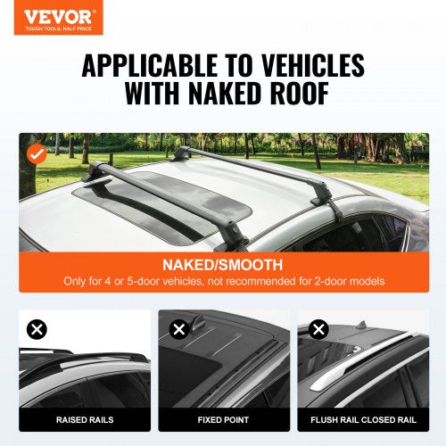 Universal Roof Rack Cross Bars 413 Aluminum Roof Rack Crossbars Fit Roof