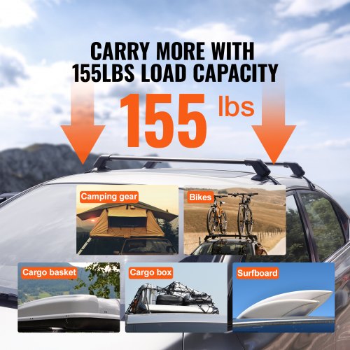 Universal Roof Rack Cross Bars 413 Aluminum Roof Rack Crossbars Fit Roof
