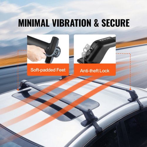 Universal Roof Rack Cross Bars 413 Aluminum Roof Rack Crossbars Fit Roof