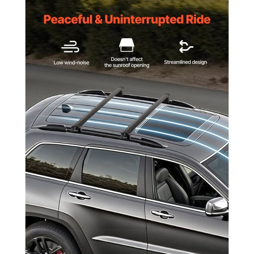 Roof Rack Cross Bars Fits Jeep Grand Cherokee 20142023 or 20112021 With Grooved