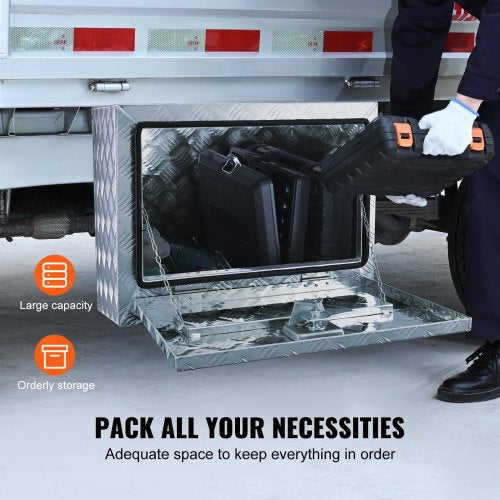 Underbody Truck Box 24×17×18 Pickup Storage Box Heavy Duty Aluminum