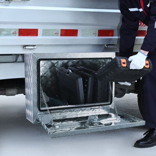 Underbody Truck Box 24×17×18 Pickup Storage Box Heavy Duty Aluminum