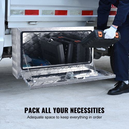 Underbody Truck Box 30×17×18 Pickup Storage Box Heavy Duty Aluminum