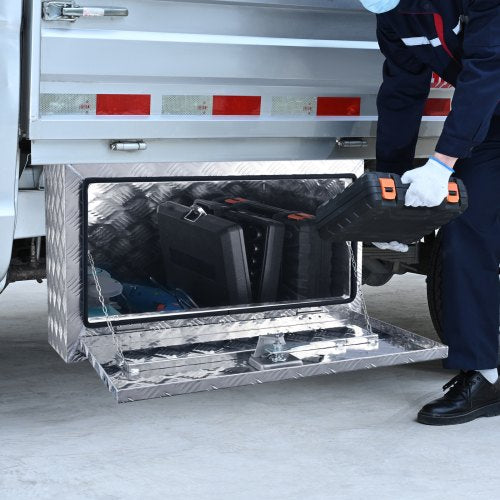 Underbody Truck Box 30×17×18 Pickup Storage Box Heavy Duty Aluminum
