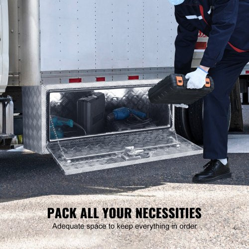 Underbody Truck Box 36×17×18 Pickup Storage Box Heavy Duty Aluminum