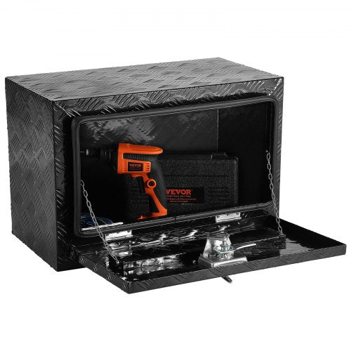 Underbody Aluminum Truck Tool Box 24 x 14 x 16 Trailer RV Tool Storage – 66 L