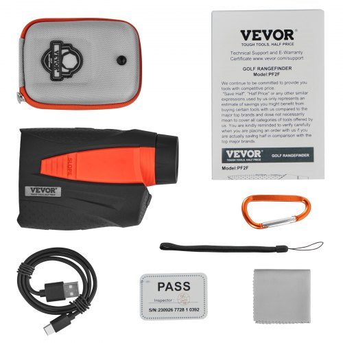 Magnetic Golf Rangefinder 1300 Yards Laser Golfing Hunting Range Finder 6X