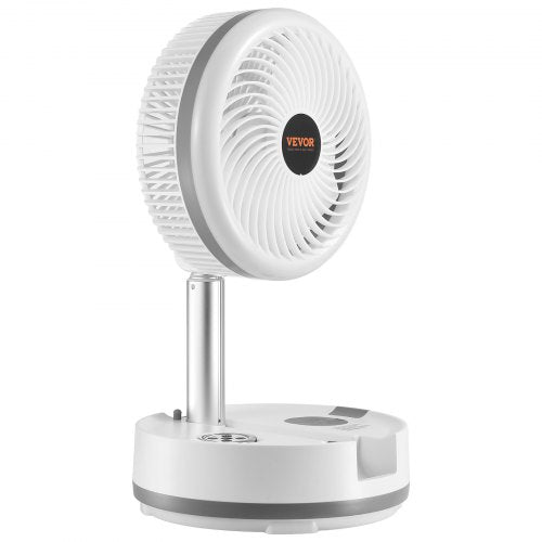 10 inch Portable Foldable Rechargeable Oscillating Fan 3in1 Battery