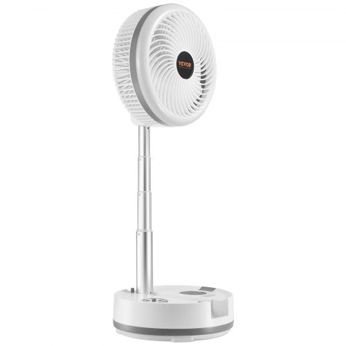 10 inch Portable Foldable Rechargeable Oscillating Fan 3in1 Battery