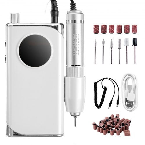 Electric Rechargeable Nail Drill 40000RPM Portable Cordless Nail E File