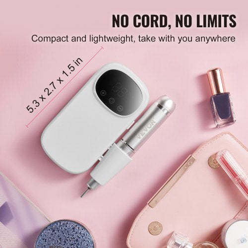 Electric Rechargeable Nail Drill 35000RPM Portable Cordless Nail E File