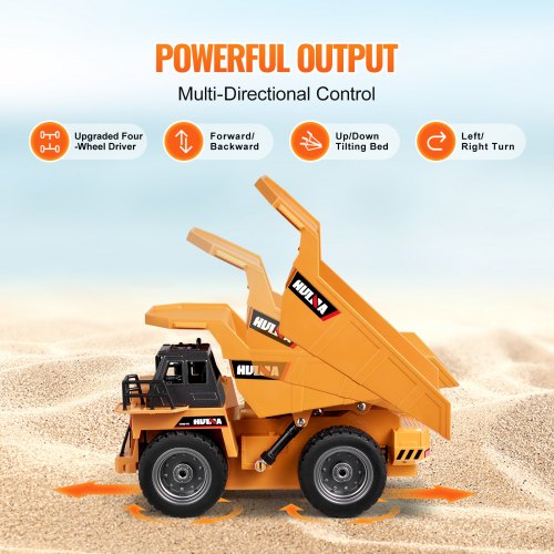 RC Dump Truck Toy 9Channel 118 Scale Remote Control Dump Truck RC