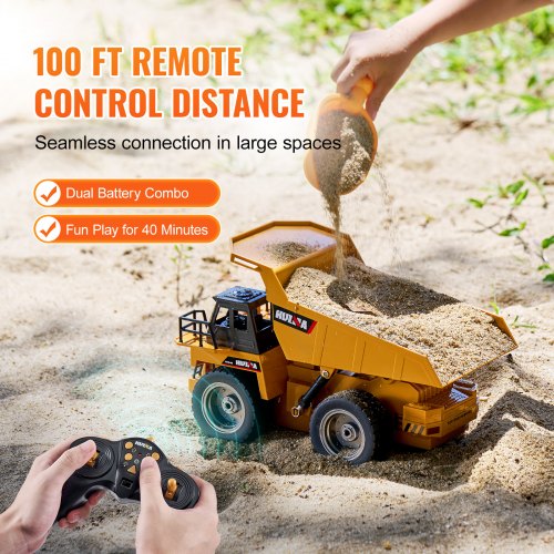 RC Dump Truck Toy 9Channel 118 Scale Remote Control Dump Truck RC