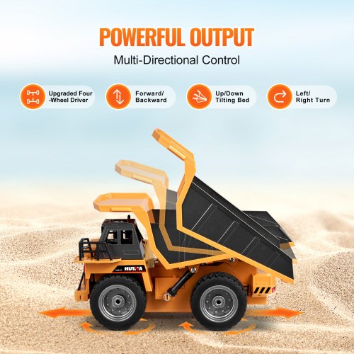 RC Dump Truck Toy 9Channel 118 Scale Remote Control Dump Truck RC
