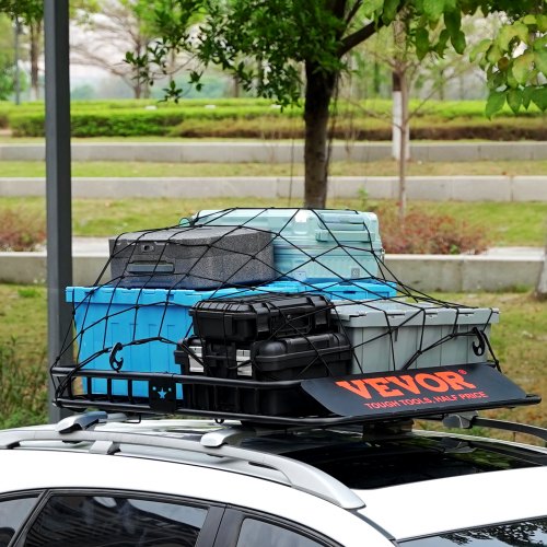 Roof Rack Cargo Basket 46 x 36 x 45 Rooftop Cargo Carrier Heavyduty