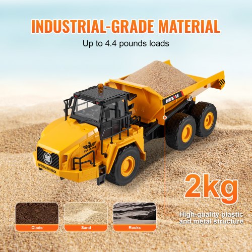 RC Dump Truck Toy 11Channel 116 Scale Remote Control Dump Truck RC