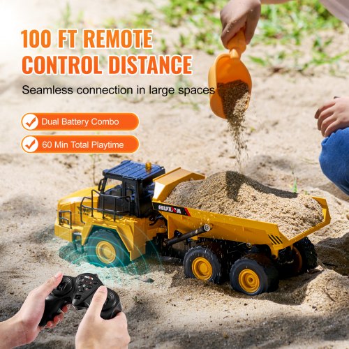RC Dump Truck Toy 11Channel 116 Scale Remote Control Dump Truck RC