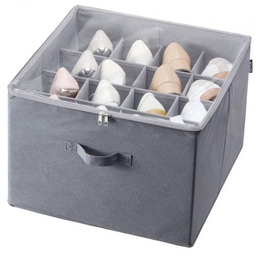 Under Bed Shoe Storage Organizer 1 Pack 16 Compartments Underbed Shoe Box