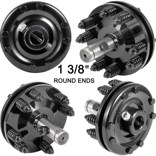 Slip Clutch 1 38 PTO Slip Clutch Smooth Round Ends PTO Friction Clutch
