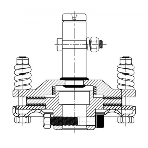Slip Clutch 1 38 PTO Slip Clutch Smooth Round Ends PTO Friction Clutch