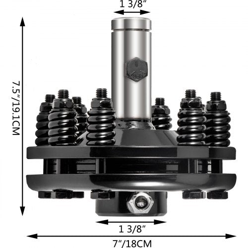 Slip Clutch 1 38 PTO Slip Clutch Smooth Round Ends PTO Friction Clutch