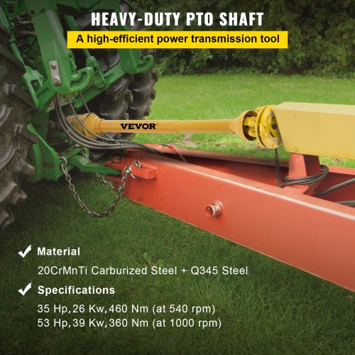 PTO Shaft 138 PTO Drive Shaft 6 Spline Both Ends PTO Driveline Shaft