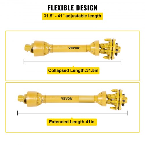 PTO Shaft 138 PTO Drive Shaft 6 Spline Both Ends PTO Driveline Shaft