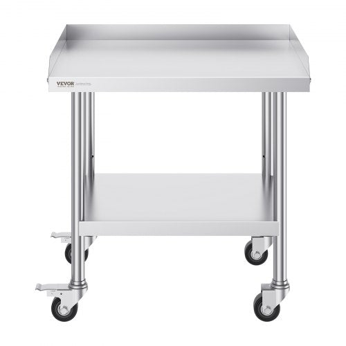 Stainless Steel Work Table 24 x 28 x 30 Inch Commercial Food Prep Worktable
