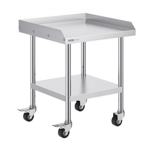 Stainless Steel Work Table 24 x 24 x 30 Inch Commercial Food Prep Worktable