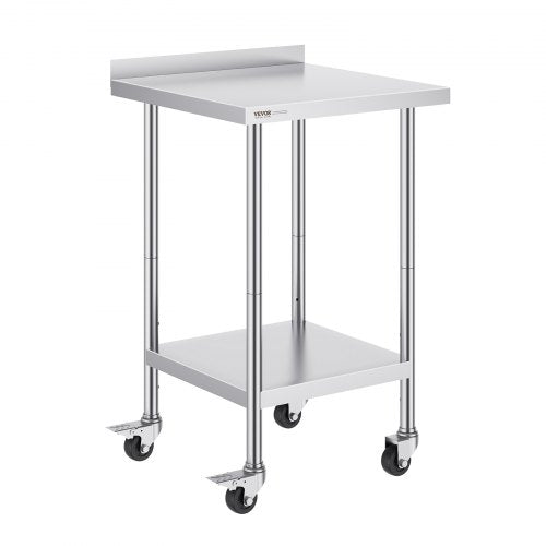 24 x 24 x 40 Inch Stainless Steel Work Table Commercial Food Prep Worktable