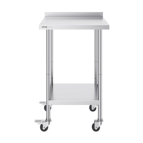 24 x 24 x 40 Inch Stainless Steel Work Table Commercial Food Prep Worktable