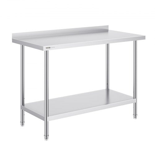 24 x 48 x 36 Inch Stainless Steel Work Table Commercial Food Prep Worktable