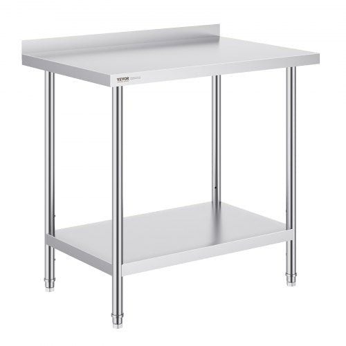 24 x 36 x 36 Inch Stainless Steel Work Table Commercial Food Prep Worktable
